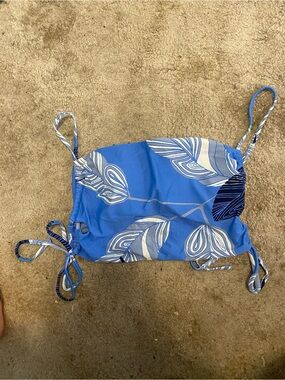Aerie Leaf Print Swim Top